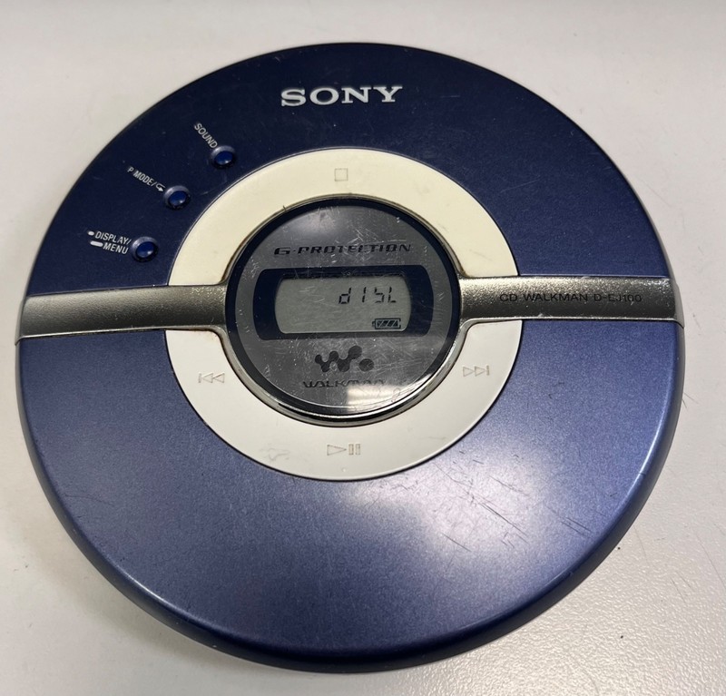 Sony Walkman D-EJ100 Portable CD Compact Disc Player