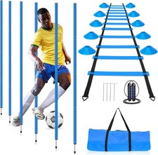 Agility Training Poles Equipment Soccer Training Equipment includes 6 Agility Po