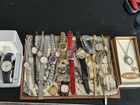 Vintage Men’s Women’s Watch Lot of 25 Repair Parts Milan Elgin Timex Gold Filled
