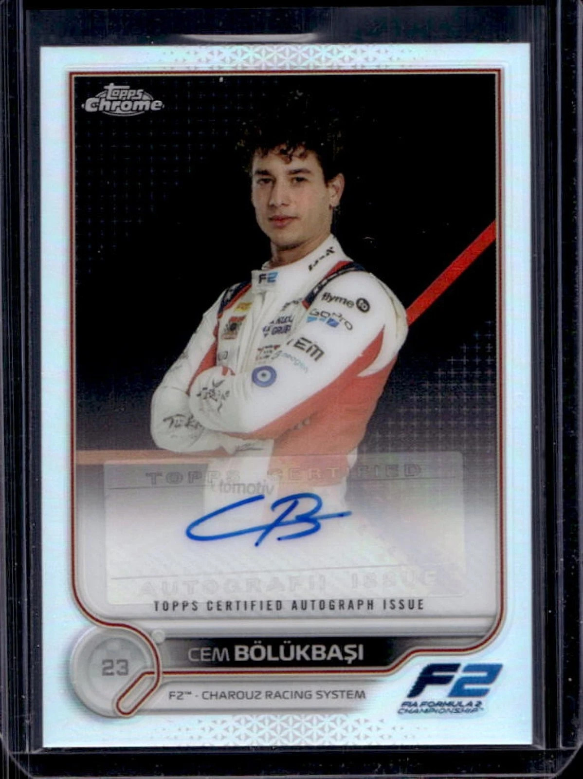 2022 Topps Chrome Formula 1 Cem Bolukbasi Auto #CAC-CB