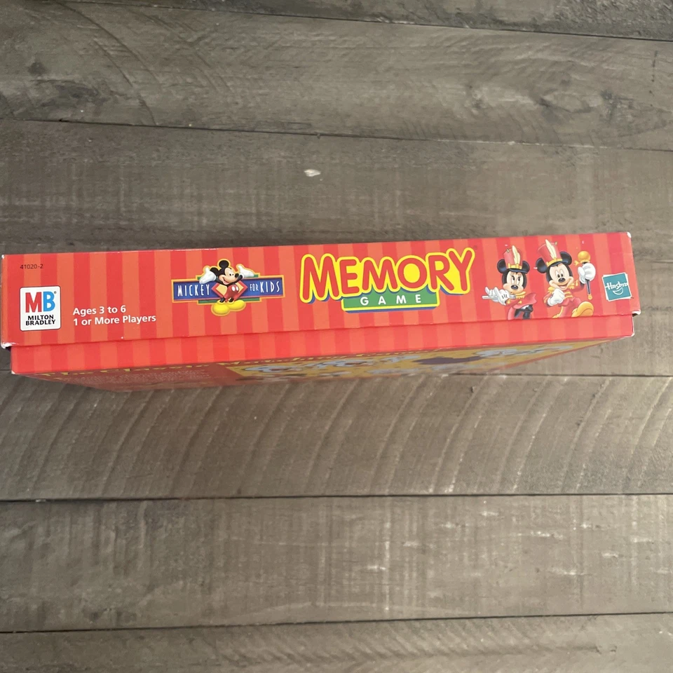 Vintage 1998 Disney Mickey Mouse Memory Game by Milton Bradley COMPLETE!EX COND! - Image 4 of 4
