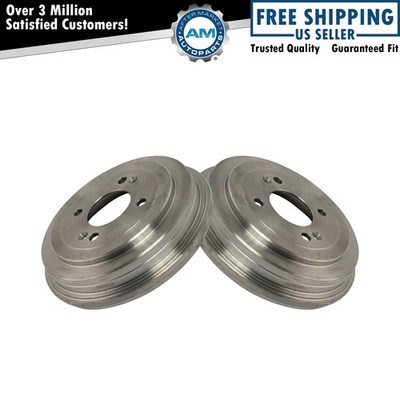 Rear Brake Drum LH RH Kit Pair Set of 2 for Kia Rio