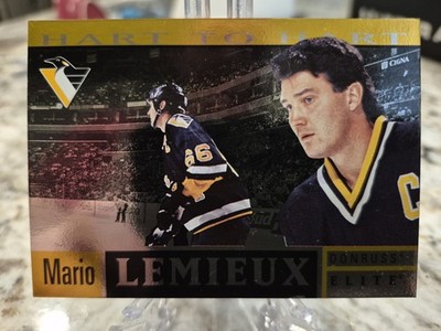 1996-97 Donruss Elite Hockey Hart to Hart  /1996 Mario Lemieux #5 HOF Penguins