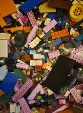 Lego 1 kg - Kiloware Sammlung Basic Steine bunt gemischt Konvolut Platten