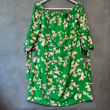 Vince Camuto Dress Off Shoulder Floral Knee Length Cottagecore Fairy New Boho