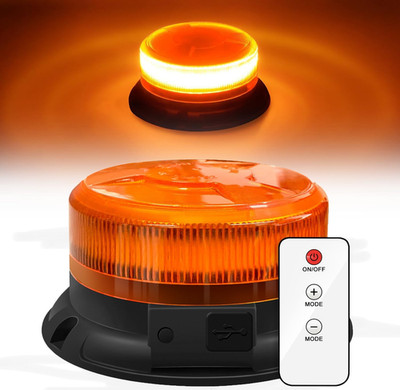 Remote Control Wireless Strobe Lights, Waterproof Rechargeable LED Battery Power