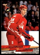 1993-94 Ultra #472 Brian Savage Canada Rookie Hockey Card