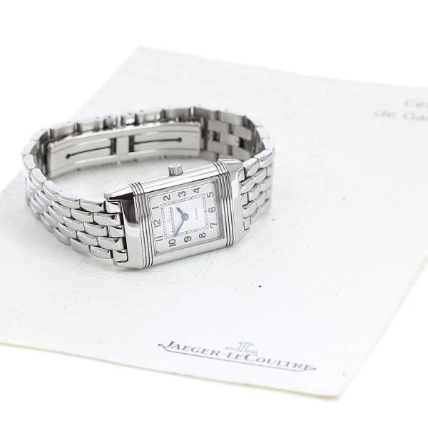 Jaeger LeCoultre — Jaeger-LeCoultre Reverso Q2608110/260.8.86 20mm SS Silver Dial Watch #C2400