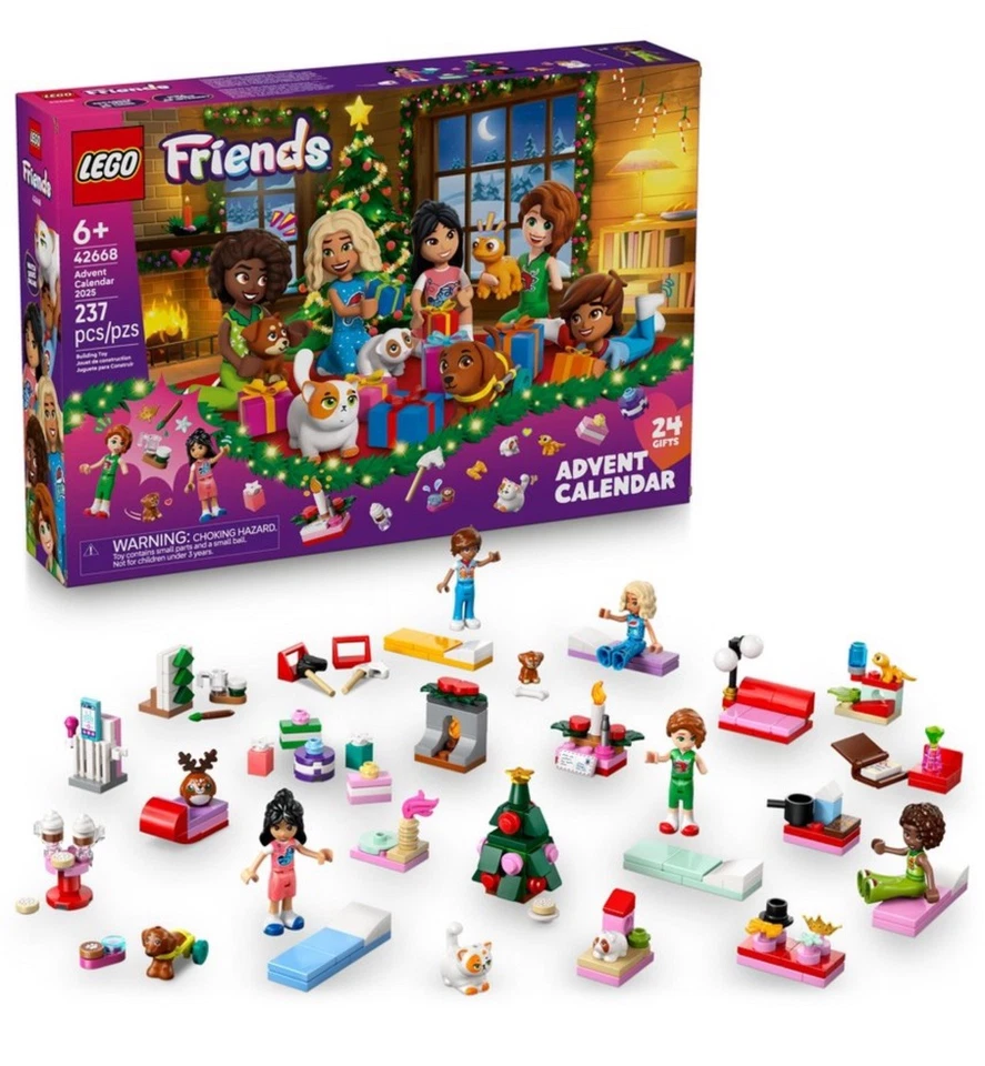 LEGO Friends Advent Calendar 2025 (42668) Holiday Set – 237pcs, New Sealed - Image 3 of 4