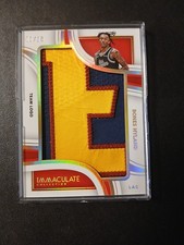 2022-23 Panini Immaculate Collection BONES HYLAND Team Logo Letter Patch 01/10🔥