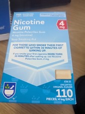 6 Boxes of Rite Aid Nicotine Gum - Original Flavor - 110 pieces - 4 mg - New