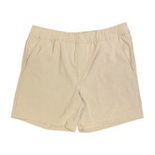 Member's Mark Men's Stretch Moisture Wicking Tech Pull on Short Khaki, L