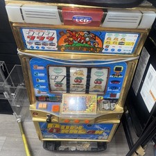 Dual Dragon LCD Mechanical Slot Machine with Mechanical Coin Slot, Dual Action