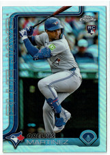 2025 Topps Chrome - Orelvis Martinez #105 Prism Refractor (RC)