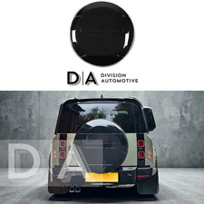 PER LAND ROVER DEFENDER L663 90 110 COPRIRUOTA DI SCORTA POSTERIORE NERO 2020-2023