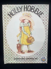 Vintage Holly Hobbie Water Color Painting Set CraftMaster #21005 (Green Girl)