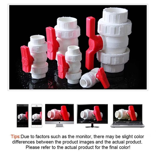 PVC Ball Valve Double Union Solvent Weld ID 20~63MM Pond Fish Koi Pipe Fitting - Picture 4 of 26