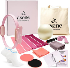 at Home Pilates Kit - Pilates Ring and Ball Set - Pilates Essentials Kit for Wom