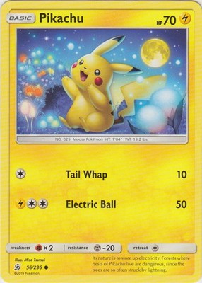 Pokemon Pikachu - 56/236 - Common NM-Mint Unified Minds