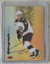2025-26 Upper Deck Flair Autographics Cole Sillinger Columbus Blue Jackets Auto