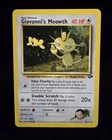 Pokémon TCG - GIOVANNI'S MEOWTH - 43/132 - UNLIMITED - GYM CHALLENGE (2000) - LP
