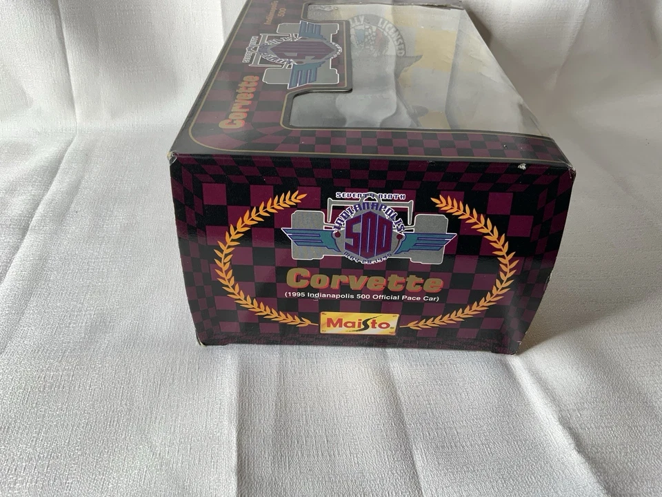 MAISTO 1:18 SCALE 1995 CHEVROLET CORVETTE INDY 500 PACE CAR DIE CAST MODEL - Image 3 of 4