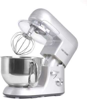 CHEFTRONIC SM986 Silver Standing Mixer One Size Tilt Head Electric (SM986SILVER)