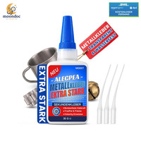 Metallkleber Extra Stark 30G Wasserfest Flexibel FüR Metall Reparatur Set 0,03 L