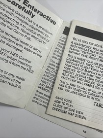 Who Framed Roger Rabbit (Nintendo, NES) Cart, Manual & Sleeve Only - Tested