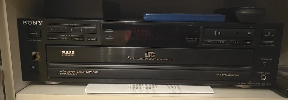 Sony Pulse CDP-C351/ 5 Fach CD Wechsler/ Compact Disk Player 5 Disc