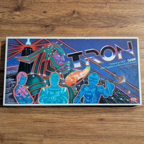 TRON Board Game Assault On MCP Vintage Ideal 1981 Incomplete RARE!