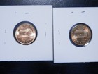 6 UNCIRCULATED Jefferson Nickels 2-1968D,  2-1975, 2-1976 — photo 3