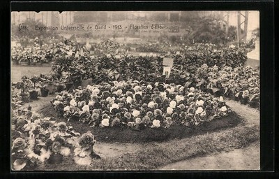 Ansichtskarte Gand, Exposition Universelle 1913, Floralies d´Eté 