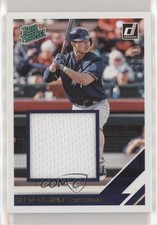 2019 Panini Donruss Rated Prospect Material Gold 96/99 Keston Hiura #RPM-KH 0s23