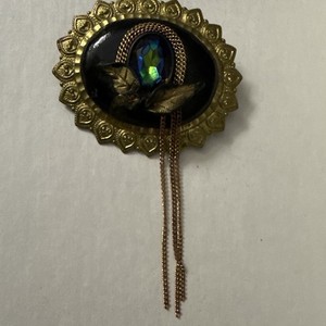 ビンテージ　MARENA ドイツ製　ブローチ 兼 ペンダントヘッド　ブラック Marena Brooch | eBay