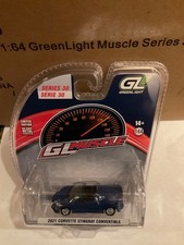 Greenlight Muscle series 2021 Chevrolet Corvette Stingray Convertible