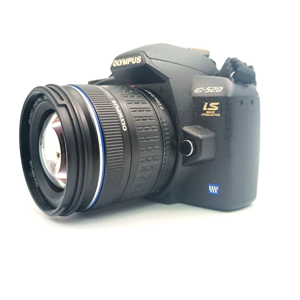 Cámara digital Olympus E-520 negra sin espejo ZUIKO DIGITAL de Japón Foto 4 de 4