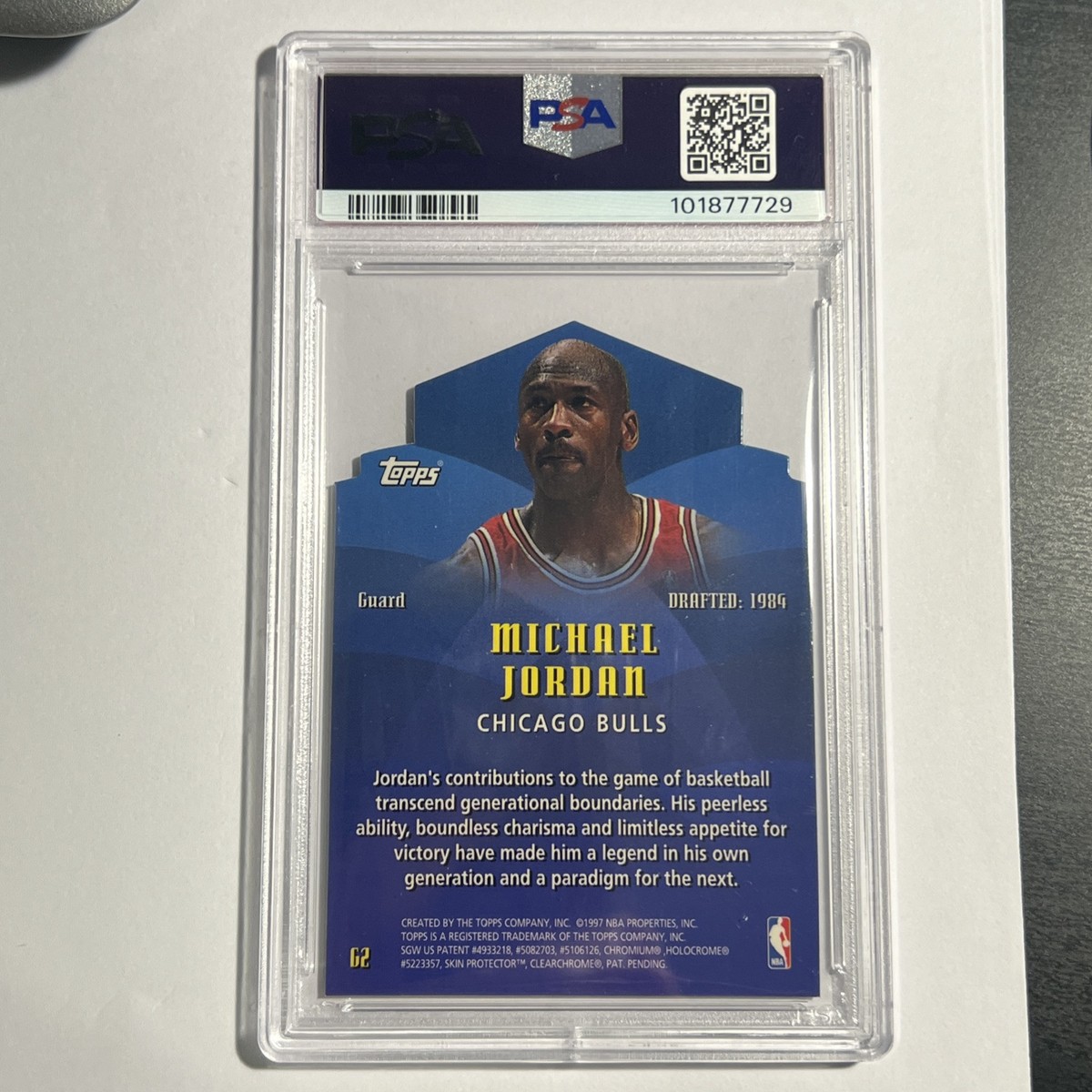 MICHAEL JORDAN 限定2003個 引退記念パネル ジョーダンの名作カードに5100万円！ 日本からのPSA4が驚きの