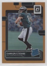 2022 Panini Donruss Optic Rated Rookie Orange Prizm /199 Carson Strong #211 15sx