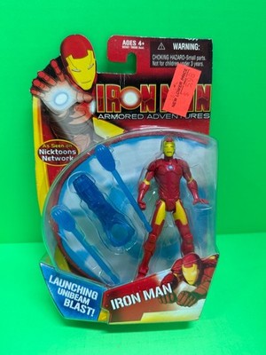 Iron Man Armored Adventures Unibeam Blast Iron Man Figure New Marvel 3.75