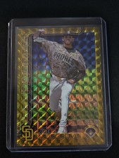 🔥Joe Musgrove 2025 Topps Chrome #55 Gold Geometric Refractor Padres 49/50