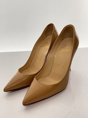 Christian Louboutin Pigalle Heel Pumps Sandale EU:35,5 US:5,5 Beige Leder - Bild 1 von 4