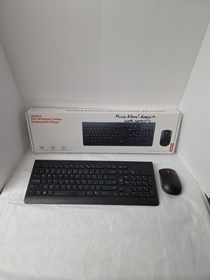 Lenovo Wireless Keyboard and Mouse Combo Set Black Model 510, 4X30M39458