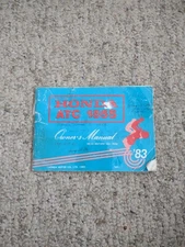 Honda 1983 Model ATC185S ATC 185S Owner's Owners Manual