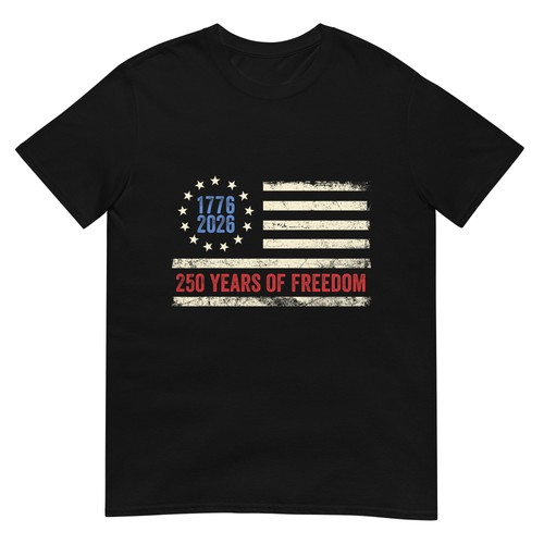 250 Years of Freedom American 1776 2026 250th USA Birthday T-Shirt - Bild 1 von 15