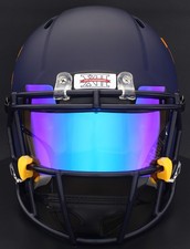 WEST VIRGINIA MOUNTAINEERS WVU Riddell Speed Full Size AUTHENTIC Football Helmet