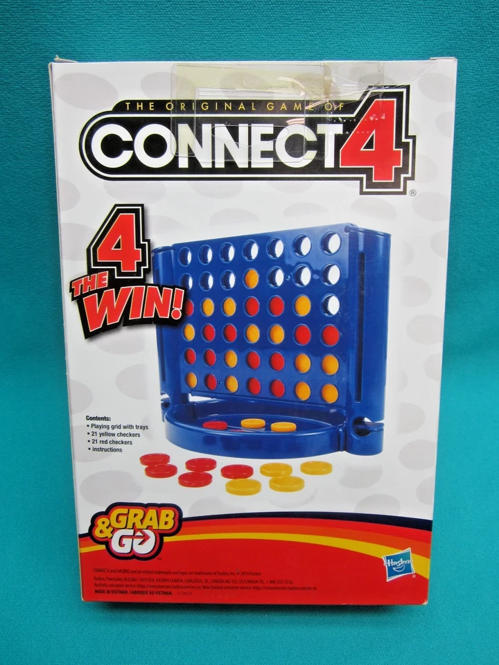 CONNECT FOUR GRAB & GO TRAVEL EDITION NIB--V-49 - Image 3 of 4