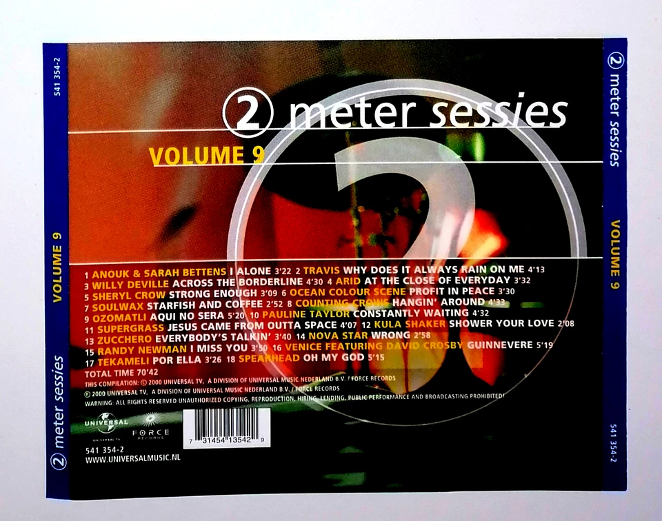 ② meter sessies VOL.9,VENICE,DAVID CROSBY,RANDY NEWMAN,SHERYL CROW,WILLY DEVILLE - Bild 2 von 2