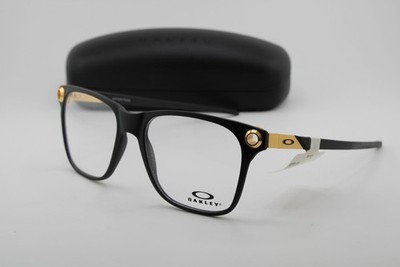 NEW OAKLEY OX8152-0455 APPARITION GOLD BLACK SATIN AUTHENTIC EYEGLASSES 55-18
