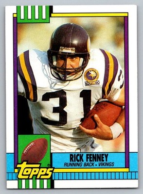 1990 Topps Rick Fenney #103b Minnesota Vikings